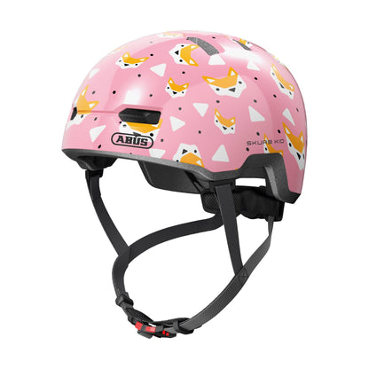 ABUS Skurb Kid Children's Helmet - Robust Bicycle Helmet in Skater Look with Space for a Braid and Various Designs - for Girls and Boys
