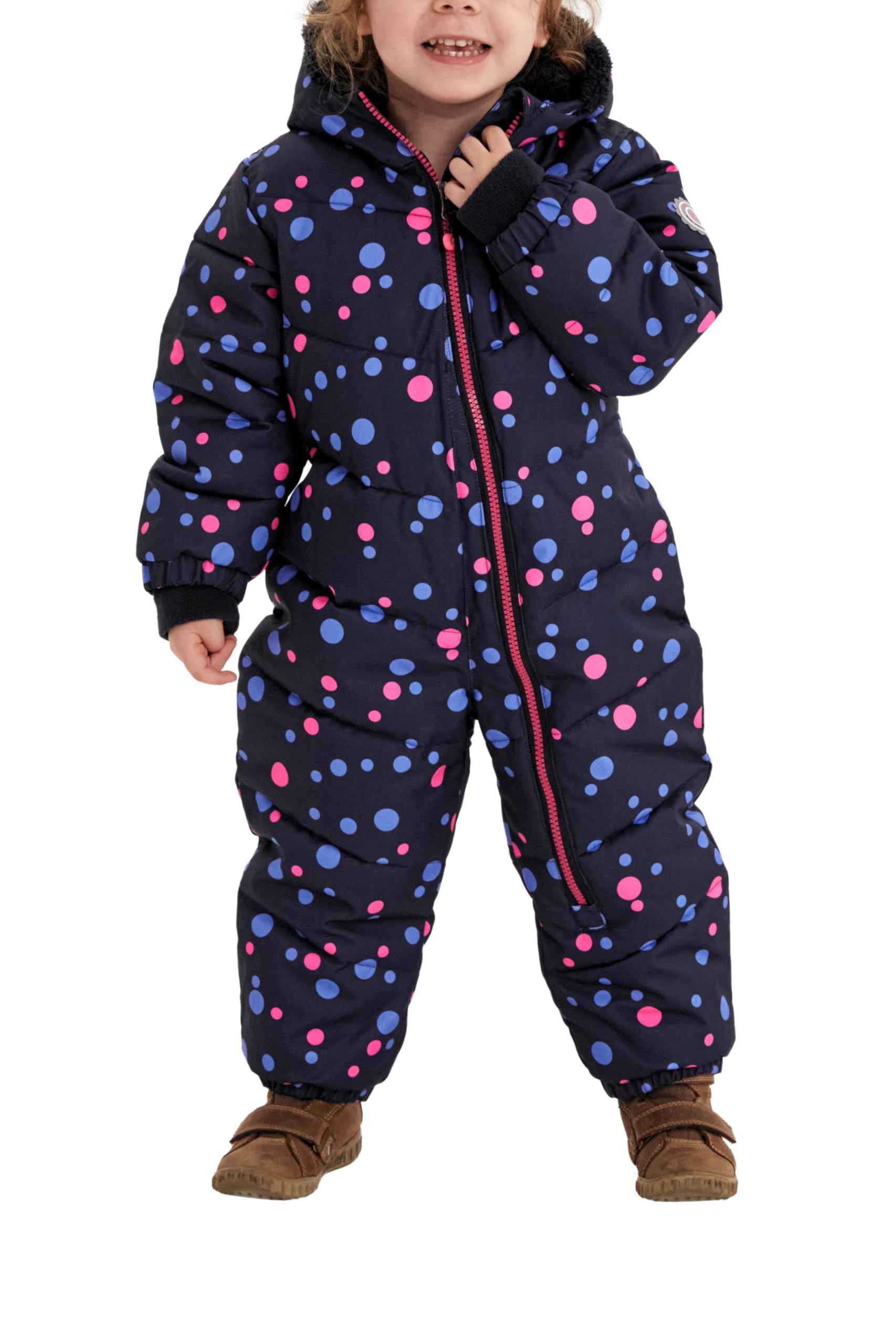 Killtec Unisex Children's Karter Mini Jumpsuit in Down Look with Hood