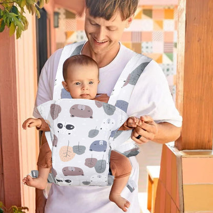Liuer Babytrage für Neugeborene ab Geburt,Babytrage Bauchtrage,Tragbar,Atmungsaktiv Rückentrage,Umwandelbar,Vorne und Hinten,Baby Tragetasche Babytragetuch für Säuglinge Kleinkinder von 3-15KG