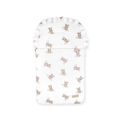 Babyschlafsack Dreamy Musselin Teddybär  – süßer Ganzjahresschlafsack