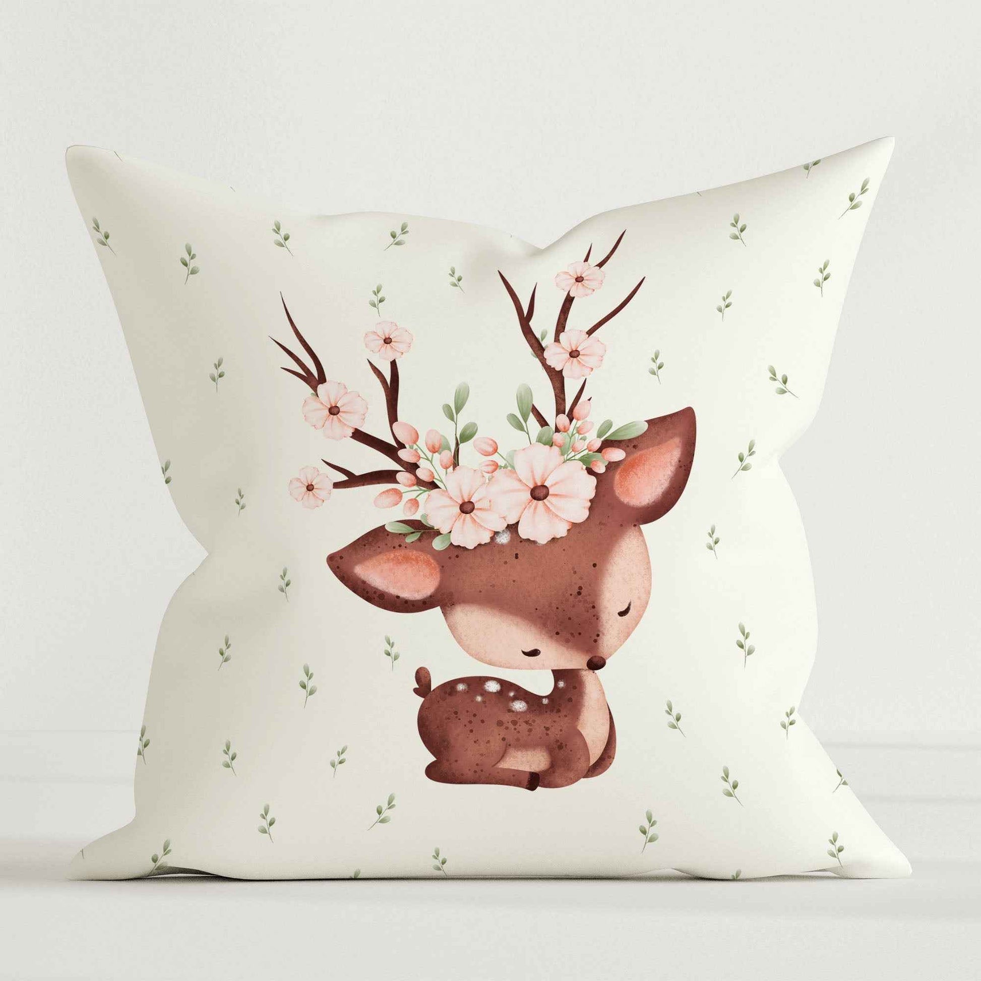 “Reh” Premium Kinder Dekokissen