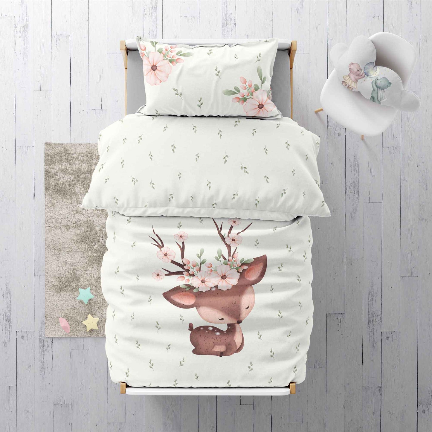 “Reh” Premium Kinderbettwäsche
