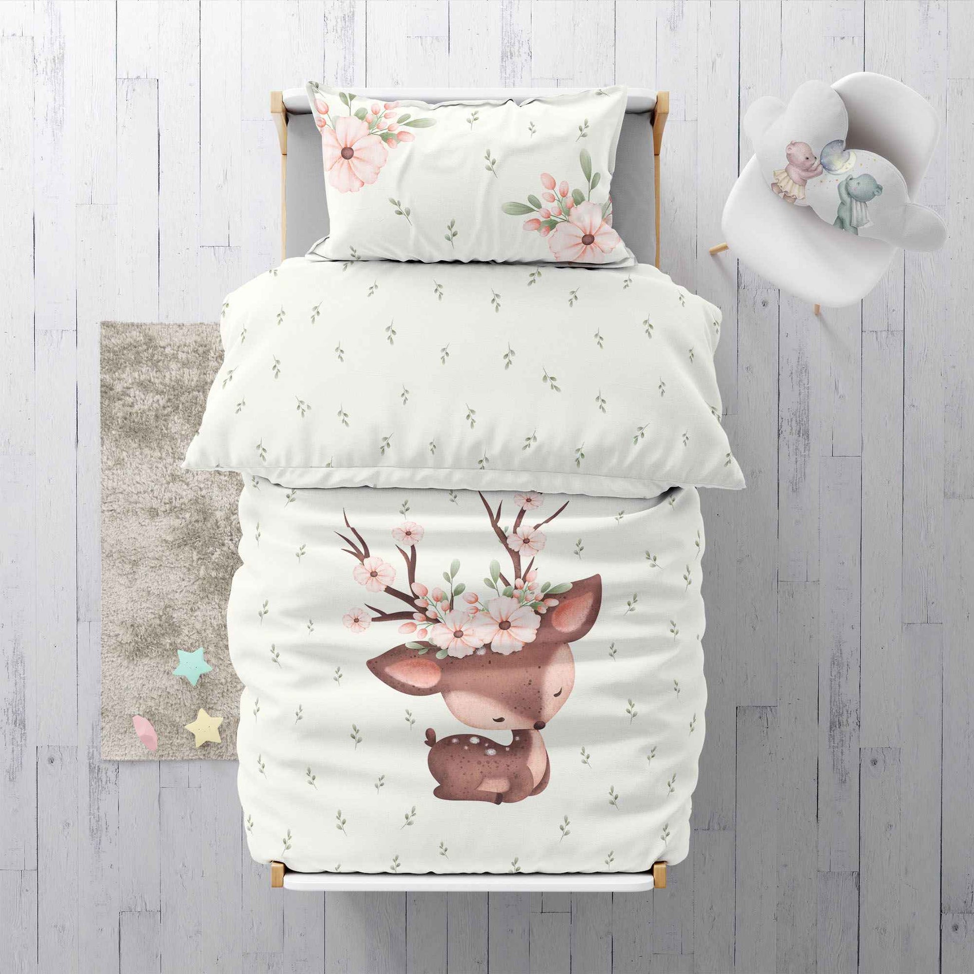“Reh” Premium Kinderbettwäsche