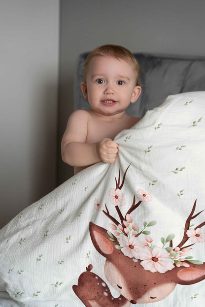 “Reh” Premium Kinderbettwäsche