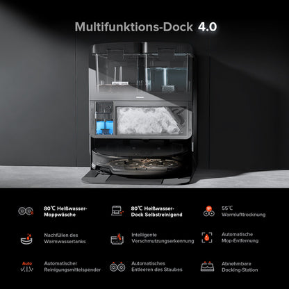 Roborock Saros 10R Saugroboter mit Wischfunktion & abnehmbarem Wischmopp