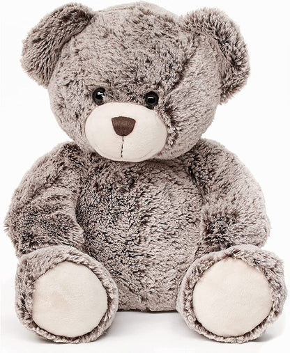 Uni-Toys - Teddy Bear, Super Soft (Dark Brown) - 24 cm (Height) - Plush Bear, Teddy - Plush Toy, Cuddly Toy