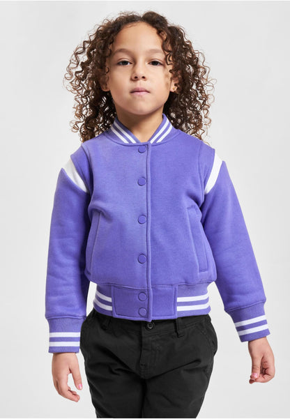Urban Classics Girls' Inset College Sweat Jacket