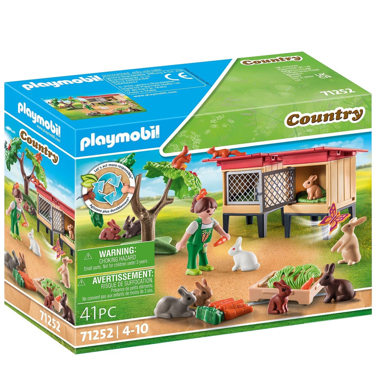 PLAYMOBIL | Country | Tierarzteinsatz bei den Eseln |Spielzeug für Kinder ab 4 Jahren | 71471
