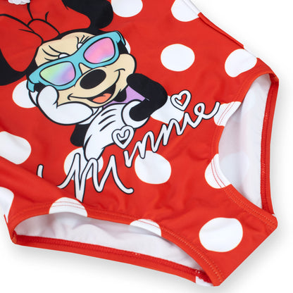 Disney Mädchen Minnie Maus Schwimmen Kostüm EIN Stück Badeanzug