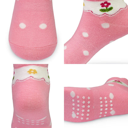 GRPSKCOS Stoppersocken Kinder 12 Paar ABS Socken Rutschfeste Socken Kleinkind Antirutschsocken für 1-7 Jahre Jungen Mädchen