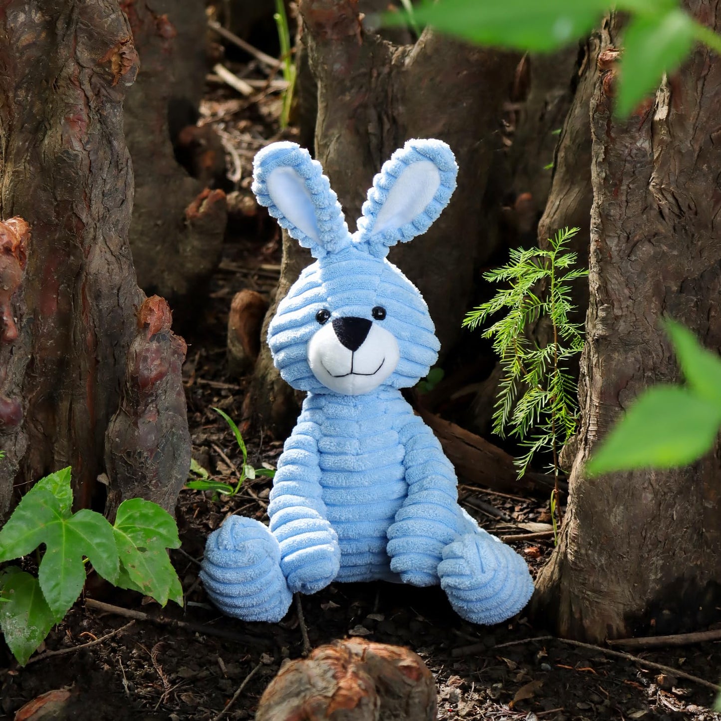 Apricot Lamb Cuddly Toy Green Rabbit 23 cm - Plush Toy Plush Toy for Children and Baby - Fluffy Stuffed Toy for Playing, Gift & Cuddling - Cosy Cuddly Toy - Cord Rabbit
