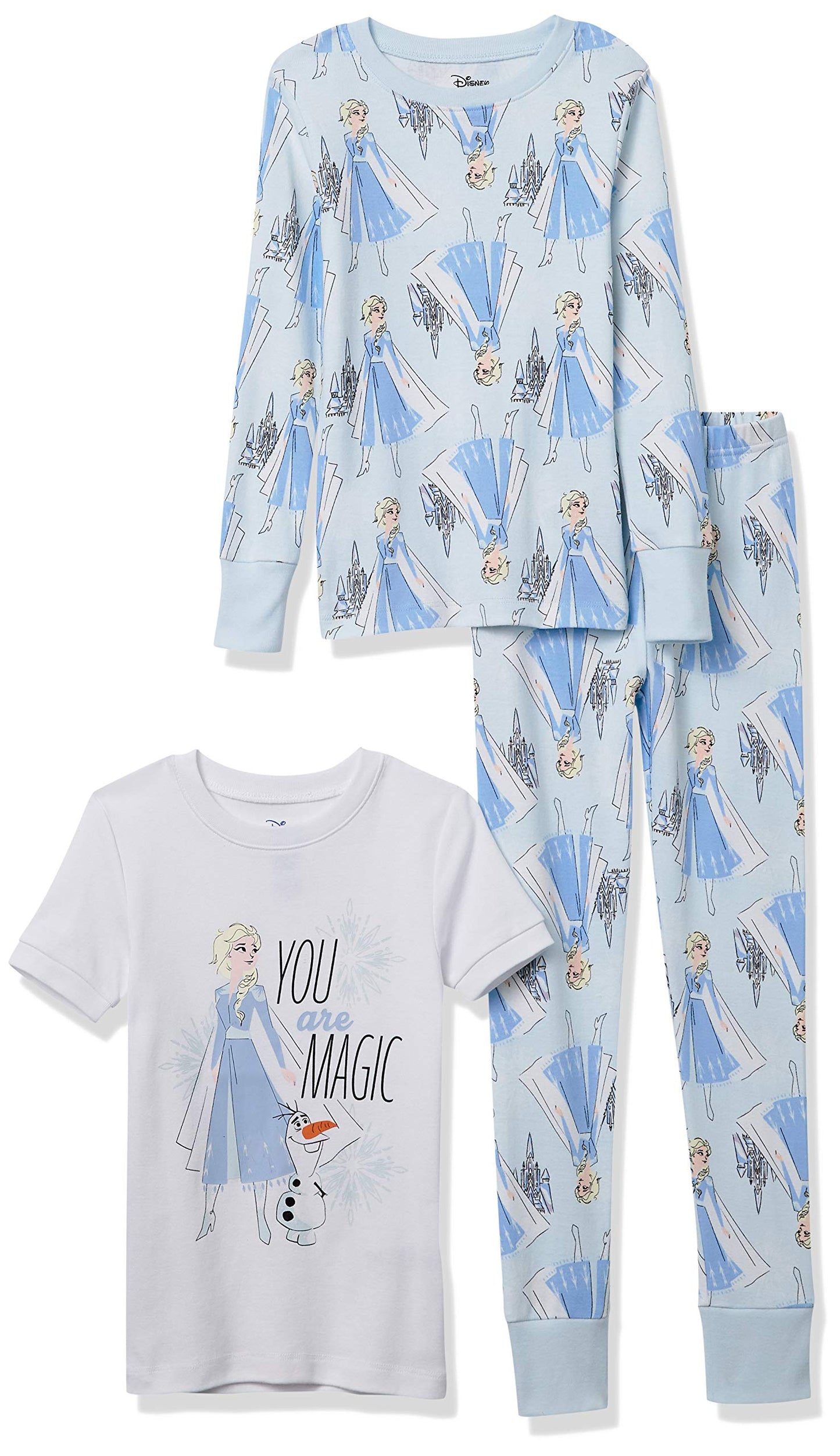 Essentials Disney | Marvel | Star Wars Baby und Mädchen Pyjama-Set, 4-Teilig (Zuvor Spotted Zebra)