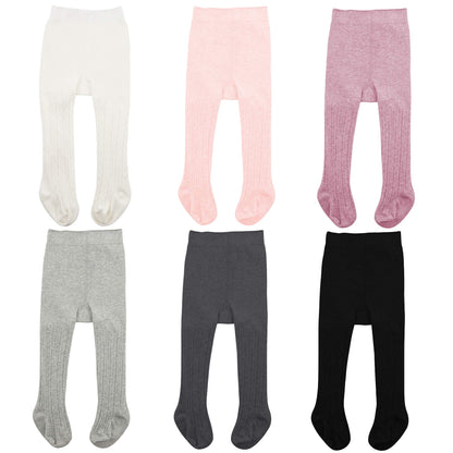 Durio Baby Tights for Girls Boys Cotton Children's Tights Children's Tights Set Warm Stockings Leggings