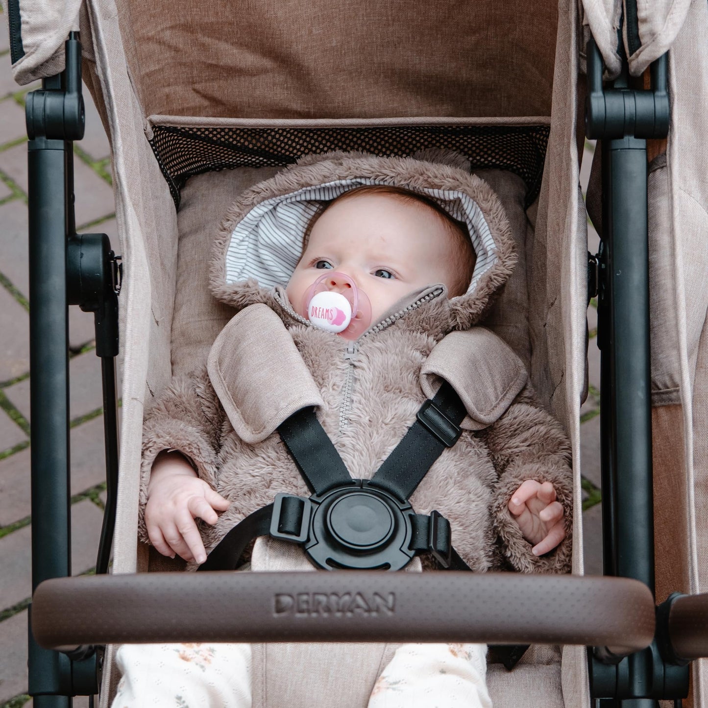 Deryan XP X2 Kinderwagen Buggy 2 in 1 - Buggy klein zusammenklappbar - Geburt bis 4 Jahre - Baby Wagen pro Sitz belastbar bis 22kg - Kinderbuggy klappbar - KOMPAKT & FALTBAR - Grau