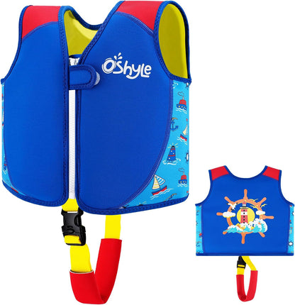 Schwimmweste Kinder, Neopren-Schwimmlernhilfe mit Sicherheitsgurt | SCHWIMMLERNHILFE FÜR KINDER