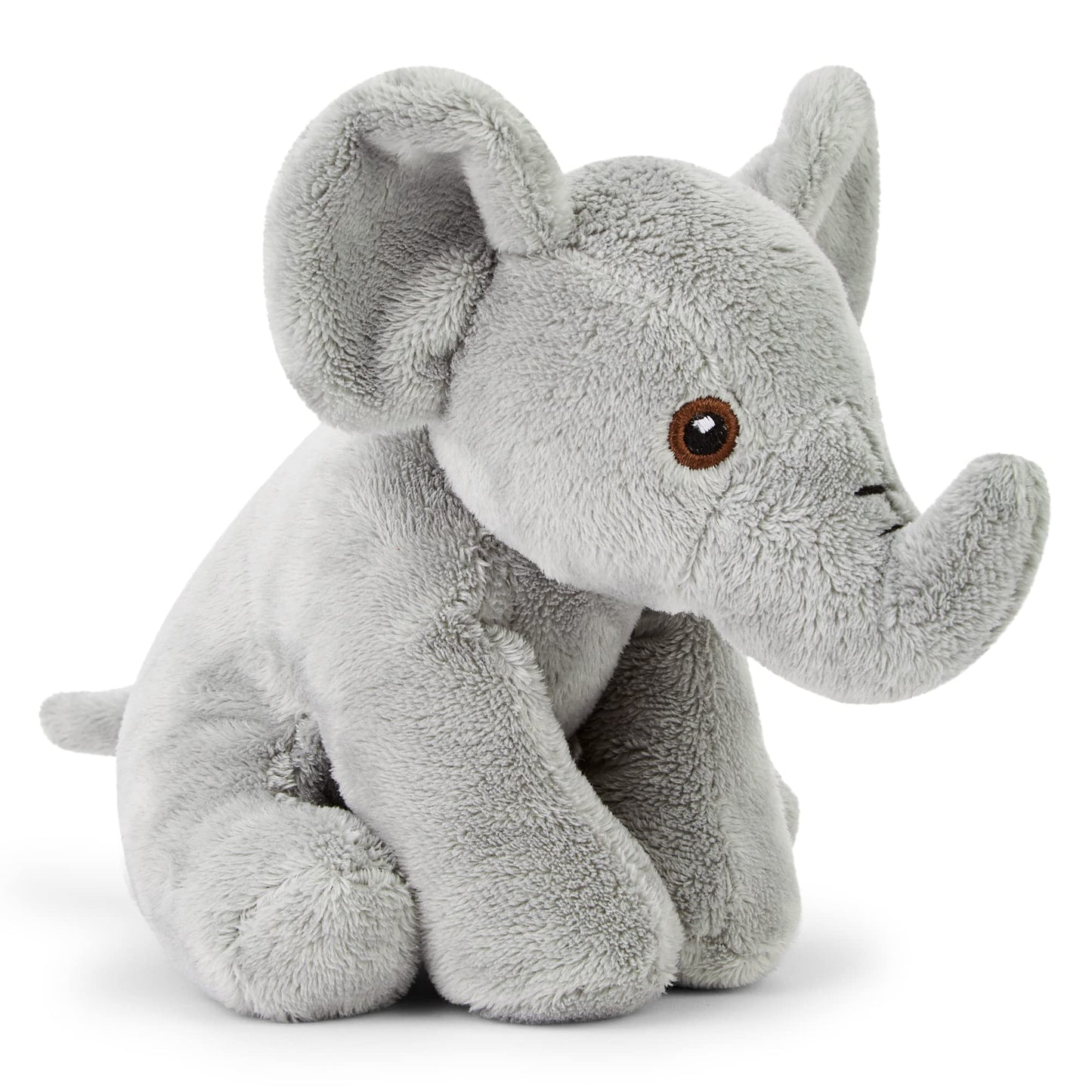 Zappi Co 100% recycelte Plüsch-Plüschtiere - Weiche und kuschelige Stofftiere, perfekte Begleiter für Kinder und Neugeborene (13-15cm) (Elefant)