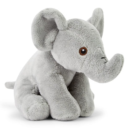Zappi Co 100% recycelte Plüsch-Plüschtiere - Weiche und kuschelige Stofftiere, perfekte Begleiter für Kinder und Neugeborene (13-15cm) (Elefant)