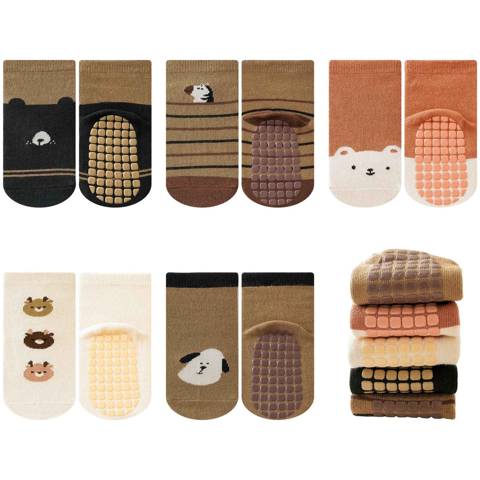 outfit spring Non-Slip Socks Baby, Non-Slip ABS Socks Children, Newborn Cotton Stopper Socks Non-Slip Socks Crawling Socks for Birth Girls Boys Gift 0-5 Years