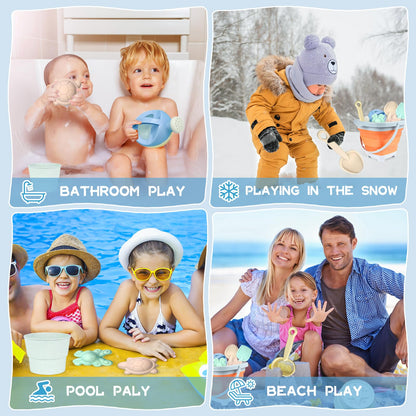 11pcs Sandspielzeu Set,Sandspielzeug Kinder,Sandkasten Spielzeug,sandspielzeug Eimer,silikon sandspielzeug,mit Faltbarer Eimer, Schaufel, Sandharke, Sandförmchen, Für Kinder Jungen Mädchen (Orange)