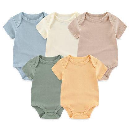 TONE Bodys Kurzarm für Neugeborene Baby Jungen und Mädchen 0-3m/3-6m/6-9m/9-12m Baumwolle