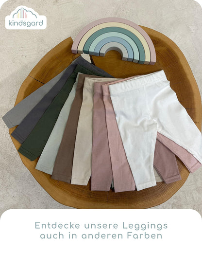 Kindsgard Bensker Leggings Pack of 3 - Baby Leggings - Easy to Put on and Take Off - Certified according to Oeko-Tex Standard