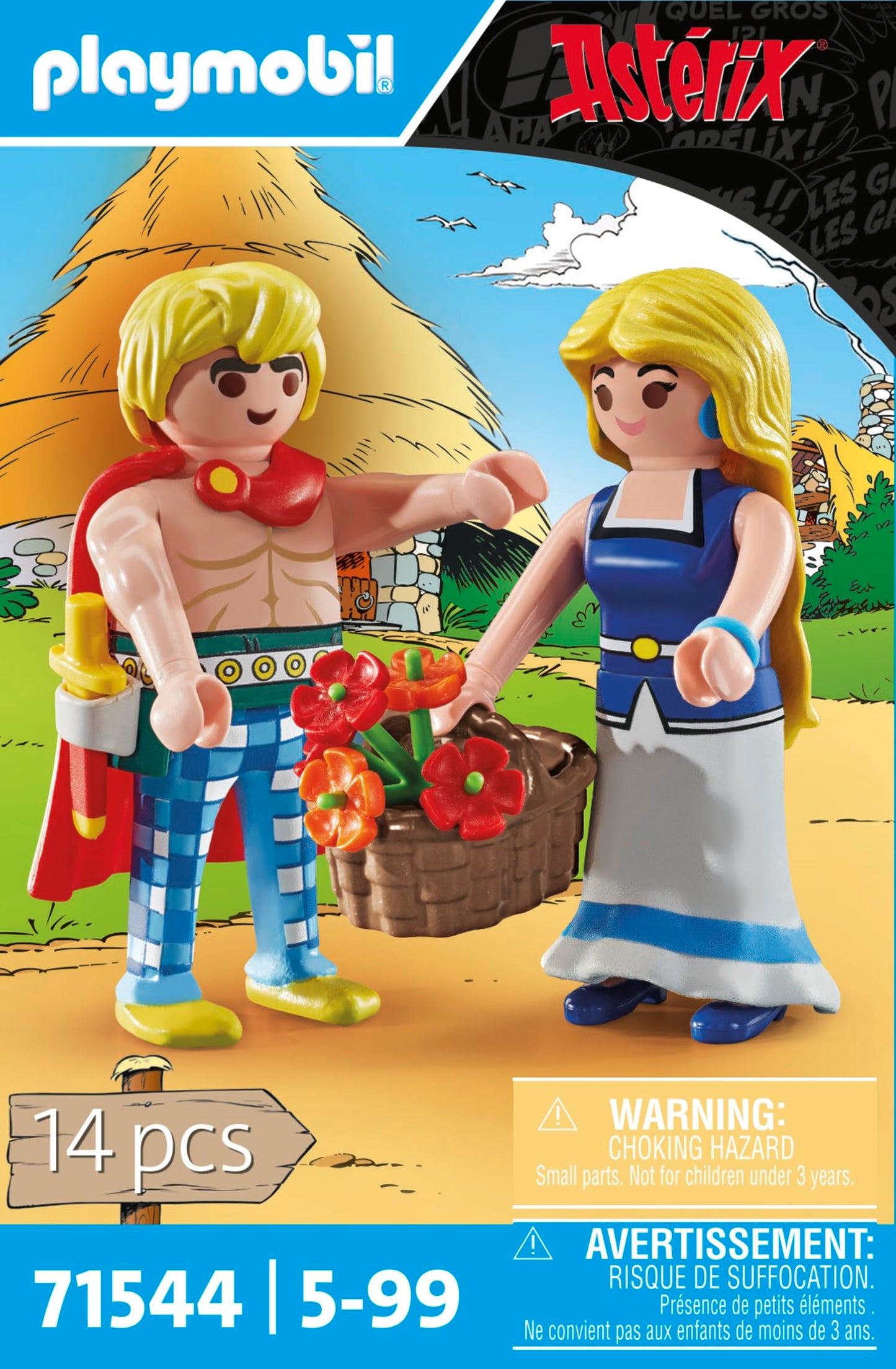 PLAYMOBIL Asterix 71542 Roman Camp, Exciting Conquest of the Camp by the Gauls, Includes Magic Potion for More Body Strength, Detailed Toy for Children from 5 Years