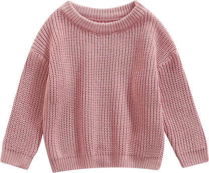 Geagodelia Baby Jumper Girls Boys Winter Knitted Sweater Shirt Knitted Jumper Long Sleeve Autumn Tops Soft Toddler Outwear
