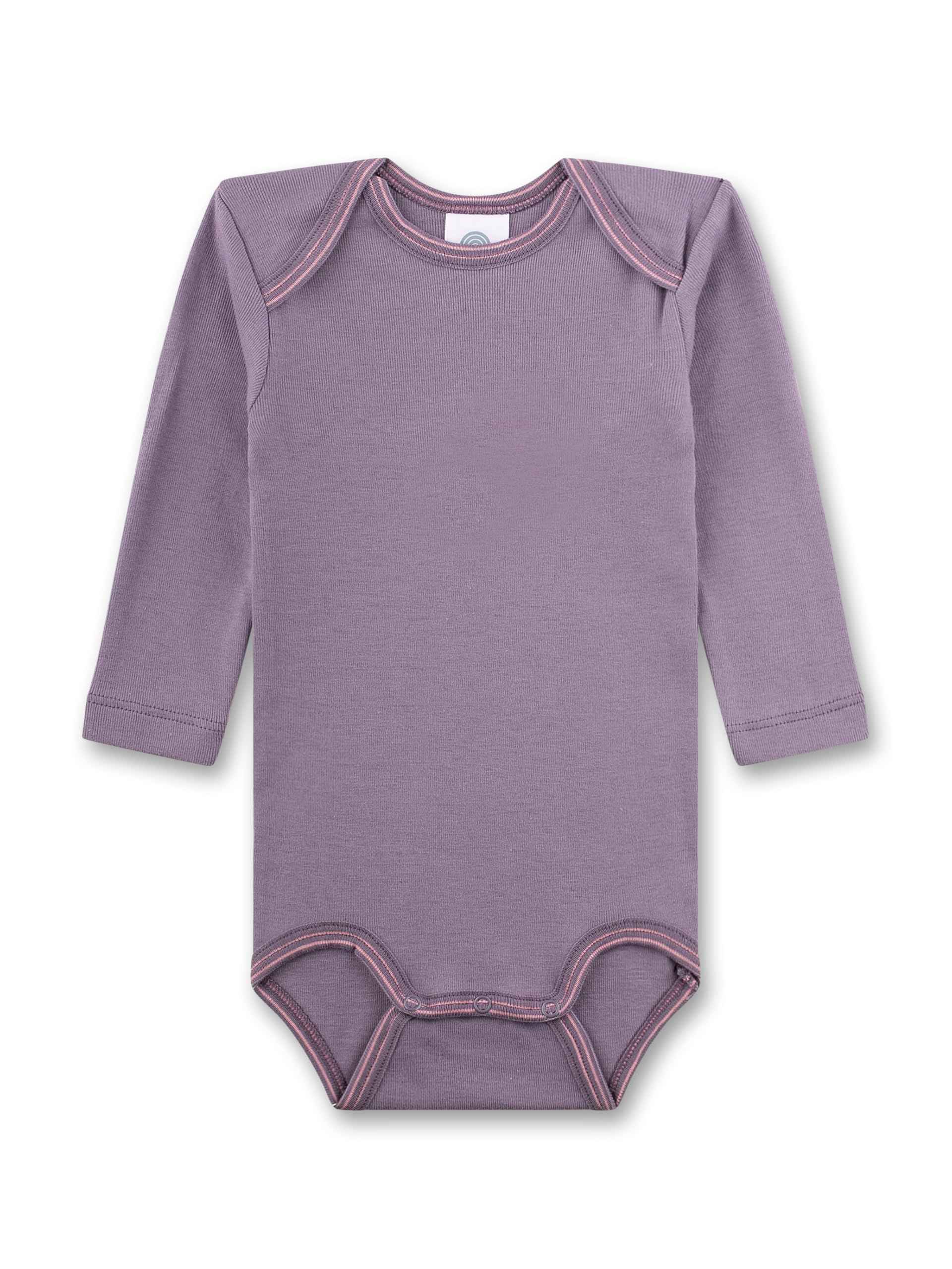 Sanetta Baby Bodysuit Long Sleeve (Double Pack) Roas & Lial Donkey | High-Quality and Sustainable Bodysuit for Girls Made of Organic Cotton