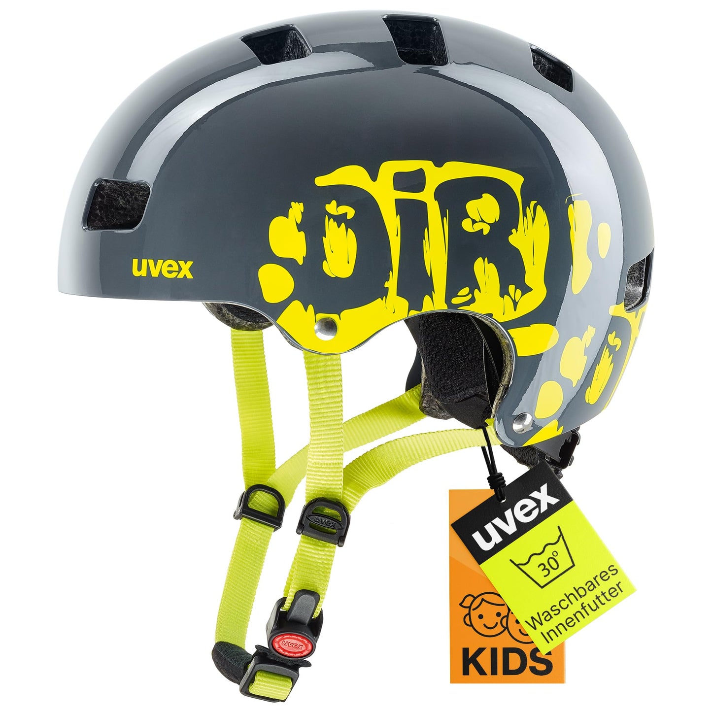 uvex Kid 3 - robust bicycle helmet for children - individual size adjustment - washable interior 