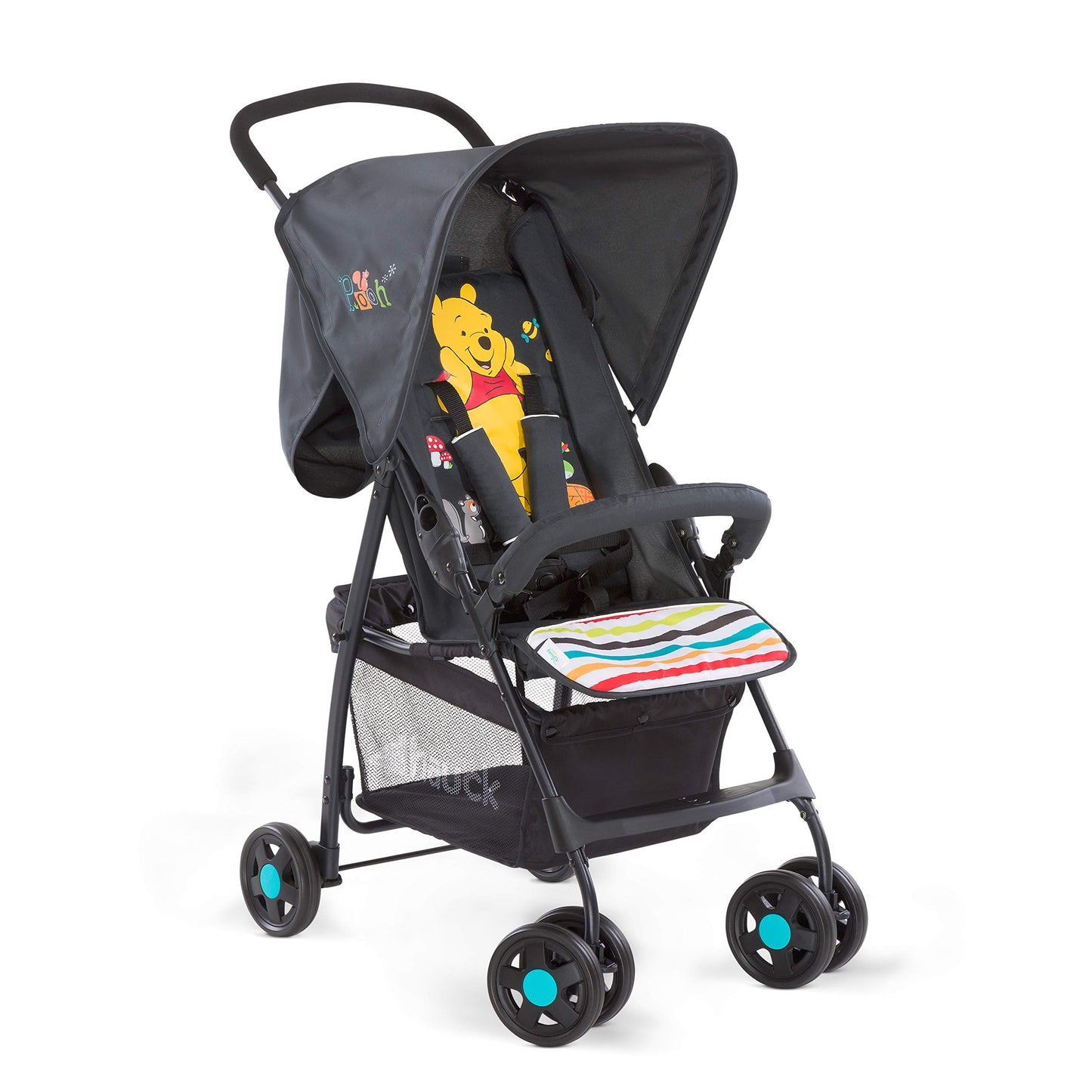 Hauck Lightweight Stroller up to 18 kg with reclining function from birth, small foldaway, sun canopy, large basket - Meloni2
