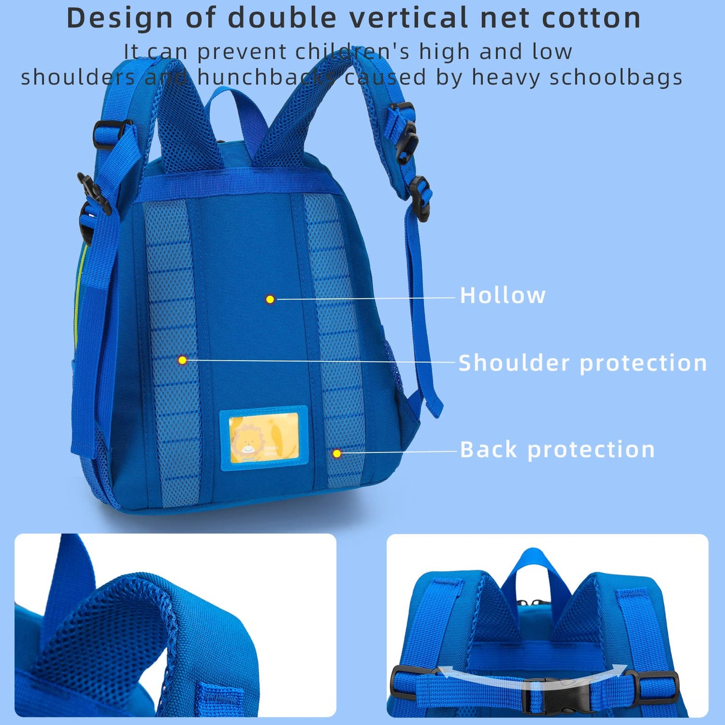 willikiva Car Dinosaur Toddler Kids Backpack for Boys and Girls Kids Waterproof Preschool Bag