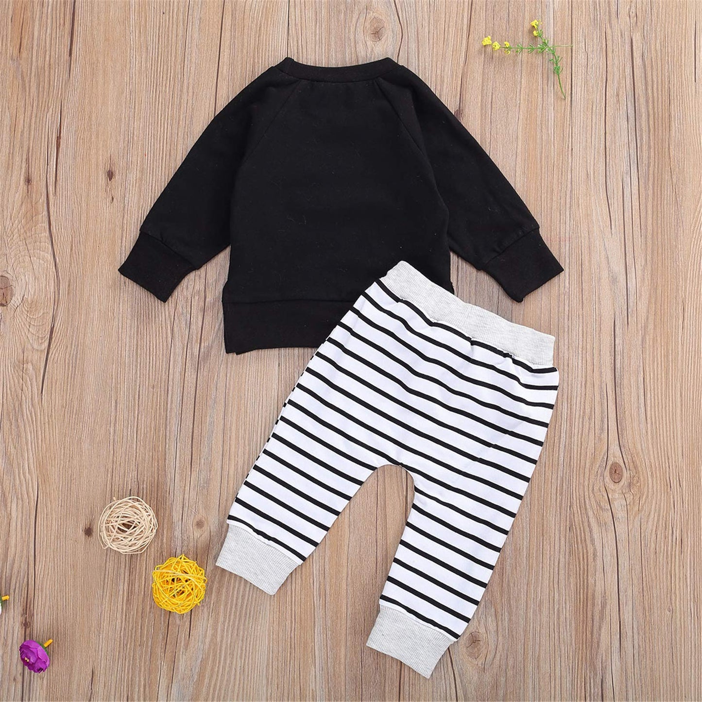 Geagodelia Baby Boys’ Clothing Set with Long Sleeve Top and Trousers