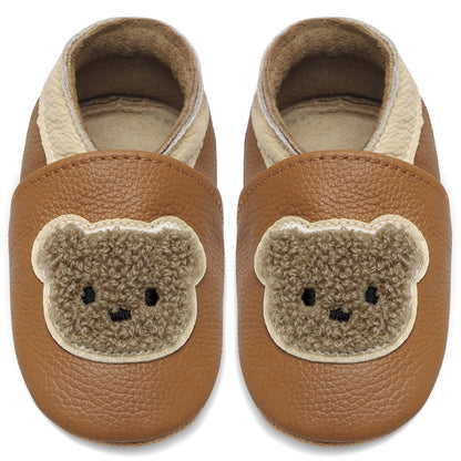 Babyschuhe IceUnicorn Krabbelschuhe für Babys, weiche Leder-Laufschuhe für Jungen und Mädchen, Lederschuhe für Kleinkinder, Baby Hausschuhe