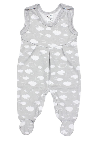 TupTam Baby Mädchen Strampler mit Fuß 3er Pack