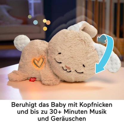 Fisher-Price HBP87 Slumber Koala with Soft Music, Light and Rhythmic Breathing Movements, Koala Cuddly Baby Toy, Night Light with Music for Babies, Baby Equipment for Newborns 0+