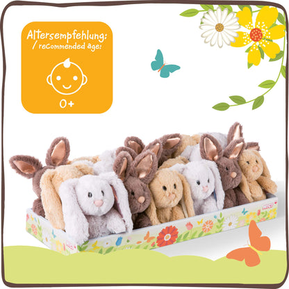 NICI 46333 Kuscheltier Hase Hellbraun 20cm – Plüschtier für Mädchen, Jungen & Babys – Flauschiges Stofftier zum Spielen, Sammeln & Kuscheln – Gemütliches Schmusetier