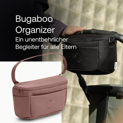 Bugaboo Kinderwagen Organizer-Tasche mit leicht zugänglichen Fächern. Praktisches Accessoire für alle Baby-Essentials in Desert Taupe
