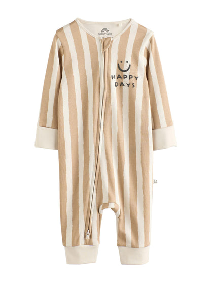 NEXT Baby Jungen Schlafanzüge mit Bärenmotiv, 3er-Pack