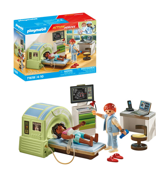 PLAYMOBIL | Action Heroes | Kinderarzt mit Teddybär | nachhaltiges Spielzeug für Kinder ab 4 Jahren | 71619