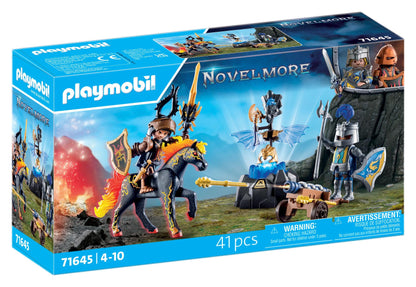 PLAYMOBIL Novelmore 71642 Arwynns Castle, Knight's Castle, Includes Three Knights and Numerous Accessories for Realistic Battles, Action-packed Toy for Children from 4 Years