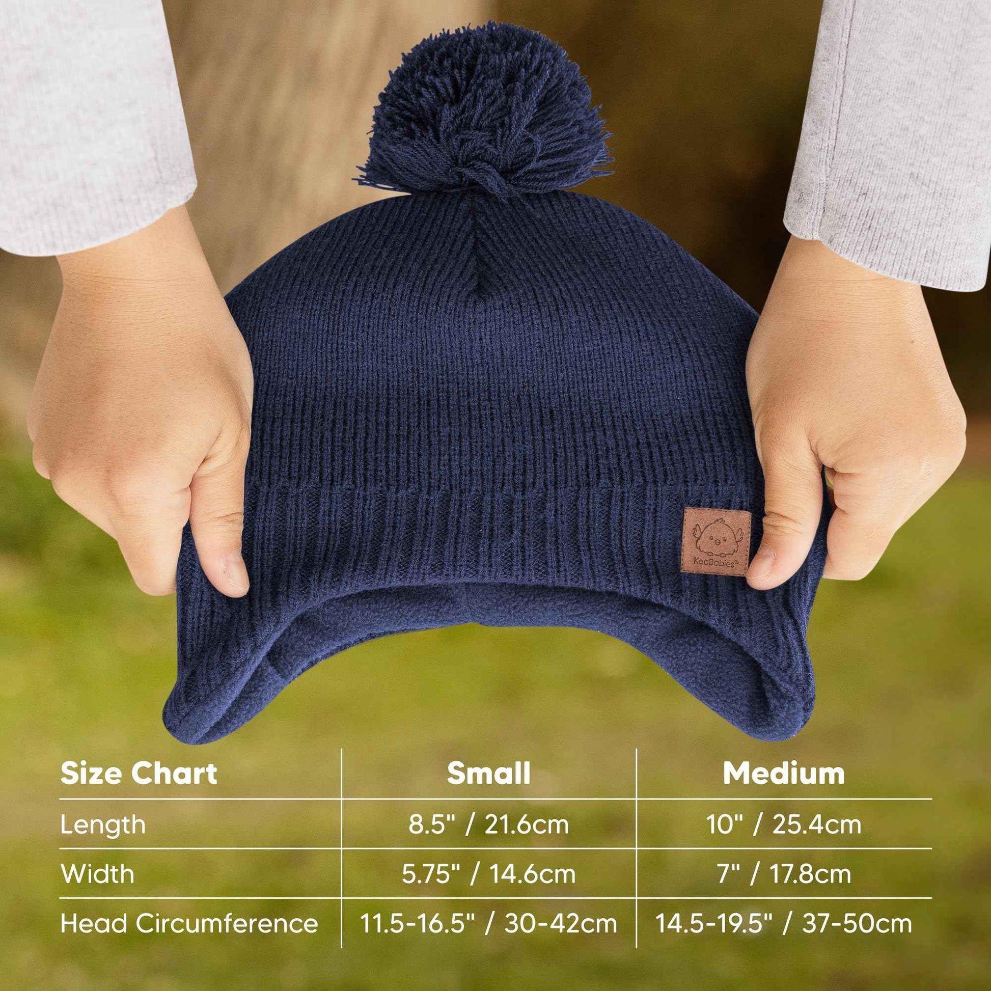 Baby Hat, Baby Hats for Baby Boys, Girls - Baby Winter Hat, Baby Hats, Newborn Hat, Baby Boy Hat, Baby Girl Hats, Toddler Boys Hat, Newborn Hats, Infant Hat (Navy)