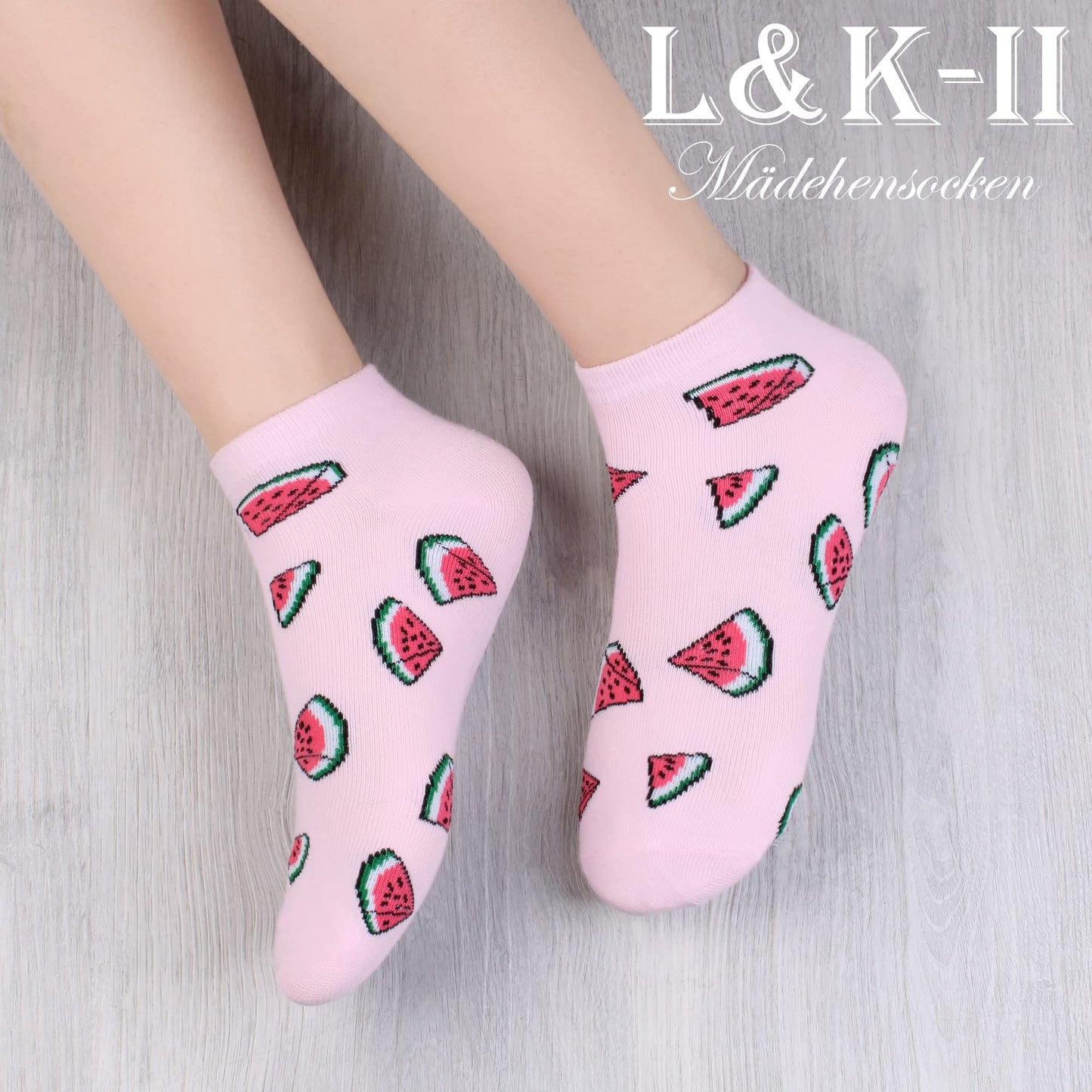 Libella 10/12er Kinder Mädchen Sneaker Socken Kids Füßlinge Sneakersocken bunt 2108VA