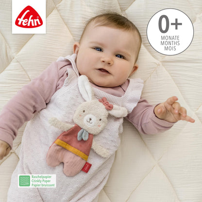 Fehn Knister-Seestern – Activity-Rascheltier zum Greifen & Lauschen | Fördert Sinne und Motorik – zum Geräusche erzeugen und Spielen – für Babys und Kleinkinder ab Geburt