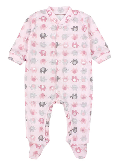 TupTam Baby Mädchen Schlafstrampler mit Fuß 3er Pack