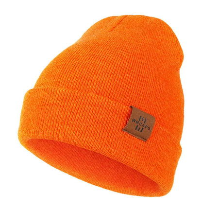 Wmcaps Mütze Kinder Jungen, Warme Weiche Wintermützen für Mädchen Kleinkind Baby, Doppellagige Strickmütze Kinder