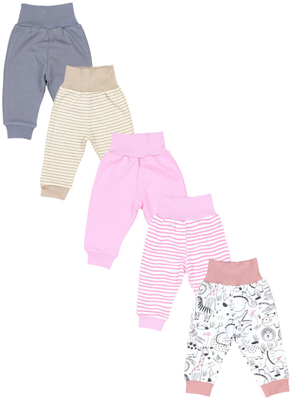 TupTam Pumphose Baby 5er Pack Unisex - Bequeme Baby Hose für Jungen und Mädchen aus Oeko-Tex Baumwolle