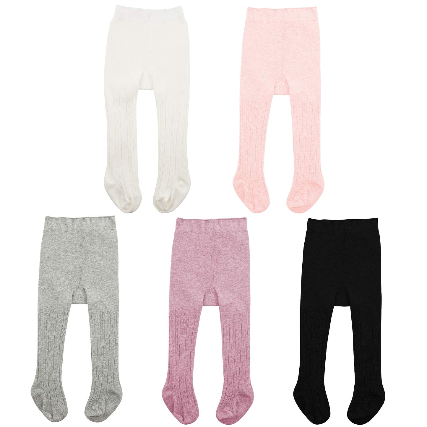 Durio Baby Tights for Girls Boys Cotton Children's Tights Children's Tights Set Warm Stockings Leggings