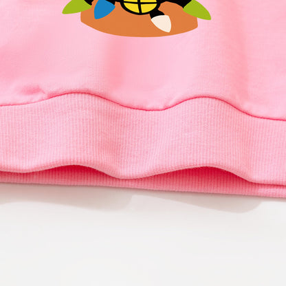 Sweatshirt Mädchen Pullover Kinder Mädchen Baumwolle Langarm Shirt Einhorn Bunny Warm Tops 2-8 Jahre Größe 92 98 104 110 116 122 128