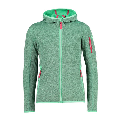 CMP Kids' Knit Tech Jacket with Fixed Hood Kid G Jacket Fix Hood 