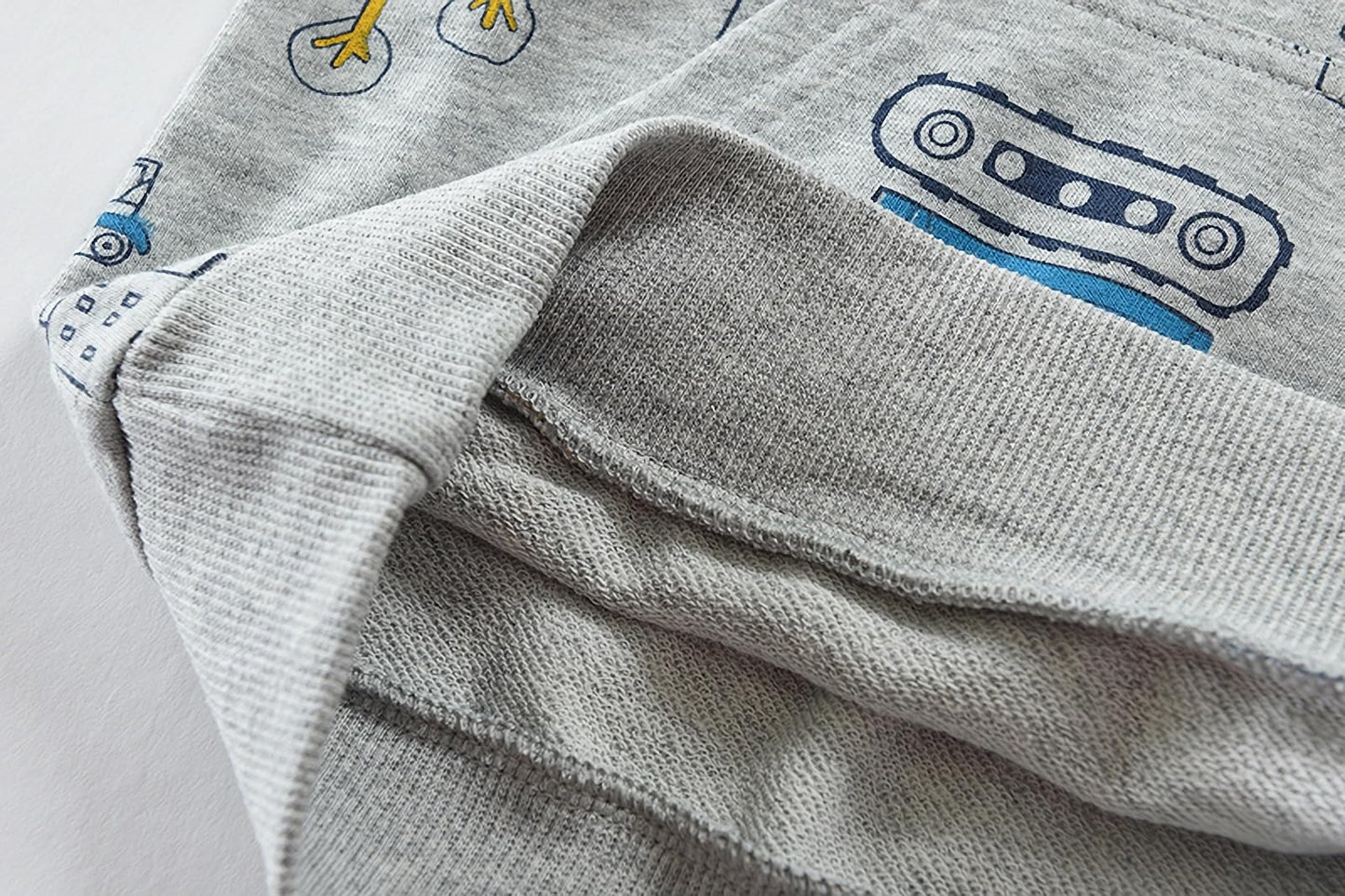 CM-Kid Hoodie Jungen Kapuzenpullover Langarm Bunt Kinder Sweatshirts Traktor Truck Dinosaurier Tops 1-7 Jahre Gr.92-134